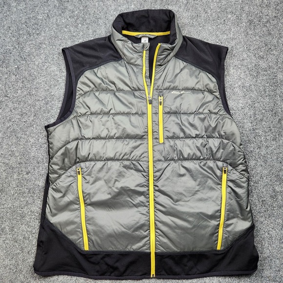 Eddie Bauer Other - Eddie Bauer FreeHeat Vest Mens XL Quilted Primaloft Zip Pockets Puffer Jacket